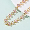 Brass Link Chain Bracelets BJEW-D378-06G-2