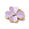 Flower Alloy Enamel Pendants ENAM-A007-04KCG-05-2