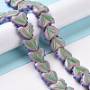Heart Handmade Lampwork Beads Strands LAMP-G150-01H-2