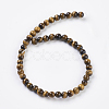 Natural Tiger Eye Beads Strands G-G099-4mm-5-2