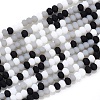 Faceted Glass Beads Strands X-GLAA-F106-B-F08-1