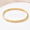 304 Stainless Steel Hinged Bangles for Women BJEW-C132-02G-3