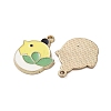 Alloy Enamel Pendants FIND-O003-03G-2