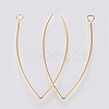 PVD Vacuum Plating 304 Stainless Steel Earring Hooks X-STAS-K184-05-01G-2