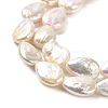 Natural Baroque Pearl Keshi Pearl Beads Strands PEAR-E016-017-3