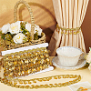 Polyester Lace Ribbon with Plastic Charms Tassel OCOR-WH0078-202A-01-5