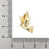 Brass Enamel Pendants KK-B148-12G-02-4