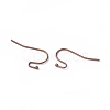 Brass Earring Hooks for Earring Designs X-KK-M142-01R-RS-2