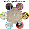 Jute Cloth Storage Pouches ABAG-WH0048-11-5