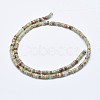 Natural Aqua Terra Jasper Beads Strands G-E444-17-4mm-2