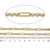 Ion Plating(IP) 304 Stainless Steel Oval Link Chains CHS-G039-13G-2