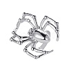 Alloy Spider Adjustable Ring for Halloween RJEW-O048-01P-1