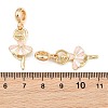 Alloy Enamel European Dangle Charms AL-CBAC2D3-18G-3