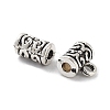 Tibetan Style Alloy Tube Bails FIND-A035-05AS-2