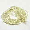 Electroplate Glass Beads Strands EGLA-D018-6x6mm-70-2