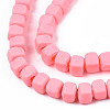 Handmade Polymer Clay Beads Strands CLAY-S092-78L-3