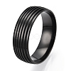 201 Stainless Steel Grooved Finger Ring Settings STAS-WH0047-02EB-2