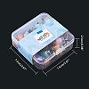 Glass Bottle Pendants CRES-NB0001-08-7