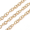 PVD Vacuum Plating 304 Stainless Steel Cable Chains CHS-F007-04G-1