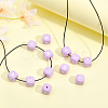 CHGCRAFT 26Pcs 26 Style Silicone Beads SIL-CA0001-36-4