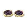 Natural & Synthetic Mixed Stone Connector Charms G-G977-07G-4