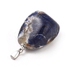 Natural Sodalite Pendants G-k302-B12-3