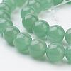Natural Green Aventurine Beads Strands GSR10mmC024-2