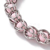Opaque Acrylic Beaded Bracelets BJEW-JB10228-3