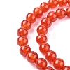 Natural Carnelian Beads Strands G-C076-8mm-2A-2