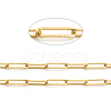 Brass Paperclip Chains CHC-L044-01B-G-1