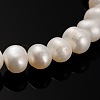Natural Cultured Freshwater Pearl Beads Strands PEAR-E002-28-01-1