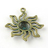 Sun Zinc Alloy Pendants X-PALLOY-R065-173-LF-2