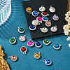 24Pcs 12 Colors K5 Glass Pendants FIND-TA0007-92P-6