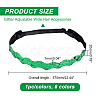 6Pcs 6 Colors Glitter Cloth Hair Bands AJEW-GA0005-37-2