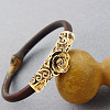 20Pcs Tibetan Style Alloy Curved Tube Beads FIND-DC0002-41-3