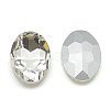 Pointed Back Glass Rhinestone Cabochons RGLA-T080-6x8mm-01-2