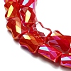 AB Color Plated Glass Beads Strands EGLA-P051-06B-B06-3