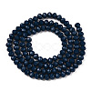Opaque Solid Color Glass Beads Strands EGLA-A034-P2mm-D16-2