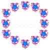12Pcs Glass Pendants GLAA-SP0001-43-1