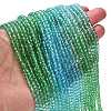 Transparent Painted Glass Beads Strands DGLA-A034-T3mm-A17-2