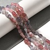 Natural Quartz & Tanzanite Stone Beads Strands G-L610-B23-02-2