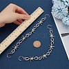 2Pcs Alloy Thorns Shoes Chain AJEW-FG0004-50B-3