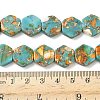 Dyed Synthetic Imperial Jasper Beads Strands G-D337-14mm-A02-5