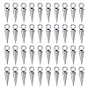 40Pcs 201 Stainless Steel Pendants STAS-DC0016-82-1