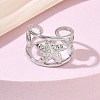 304 Stainless Steel Cuff Open Rings SA-CBAF5A1-05P-4