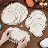 12Pcs 6 Styles Wood Basket Bottom DIY-NB0014-09-3