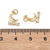 Brass Pave Cubic Zirconia Charms KK-A291-28A-G-3