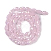 Opaque Solid Color Electroplate Glass Beads Strands EGLA-N013-J4mm-B01-2