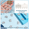 120Pcs Alloy Chandelier Components Links FIND-GO0003-32D-5