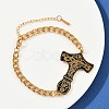 304 Stainless Steel Enamel Link Bracelets LS-BJEW-P356-01B-G-3